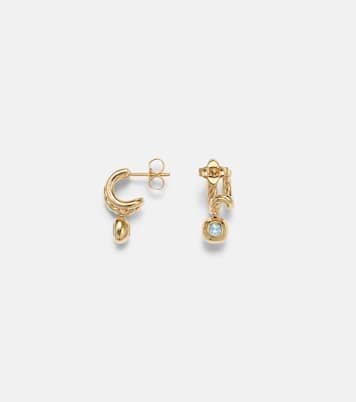 Pendientes DY Mercer® de oro de 18 ct con topacios y diamantes | David Yurman