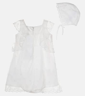Baby Set aus Kleid, Höschen und Mütze aus Baumwolle | Chloé Kids