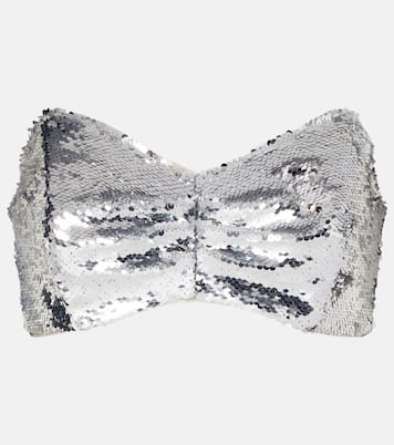 Sequined bandeau top | Simone Rocha