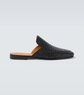 Woven leather mules | Magnanni