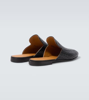 Woven leather mules | Magnanni