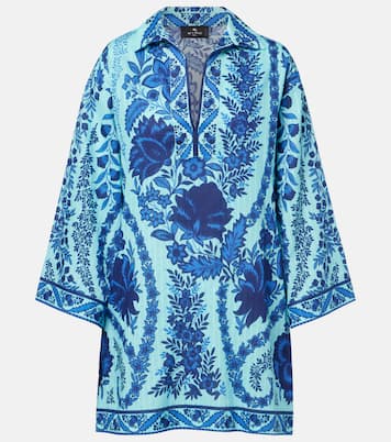 Paisley oversized cotton minidress | Etro