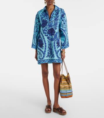 Paisley oversized cotton minidress | Etro