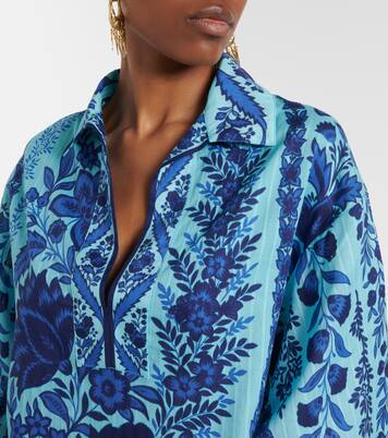 Paisley oversized cotton minidress | Etro