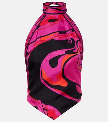 Top Iride aus Seiden-Twill | Pucci