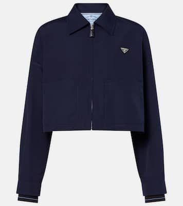 Poplin blouson jacket | Prada