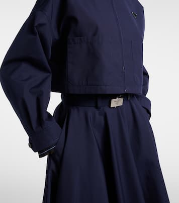 Poplin blouson jacket | Prada