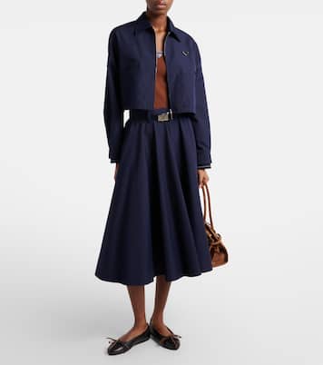 Poplin blouson jacket | Prada