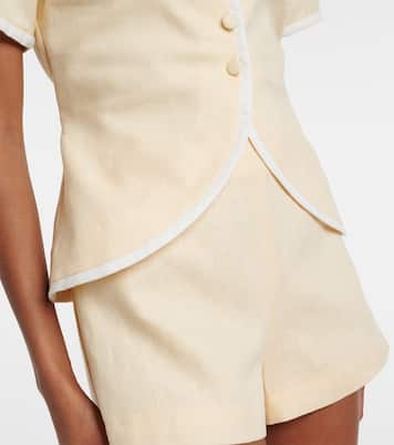 Top Madeleine de lino con cinturón | Faithfull