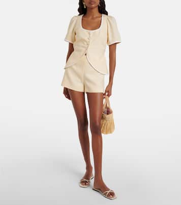 Top Madeleine de lino con cinturón | Faithfull