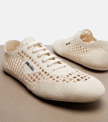 Collapse crochet sneakers | Prada
