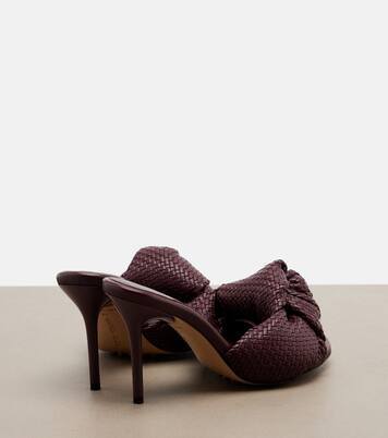 Cherry Intreccio leather sandals | Bottega Veneta