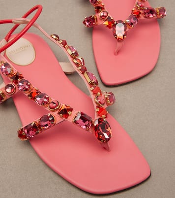 Sandalias de ante adornadas | Valentino Garavani