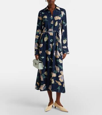 Bedrucktes Hemdblusenkleid | Erdem
