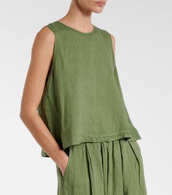 Maxine linen top | Velvet