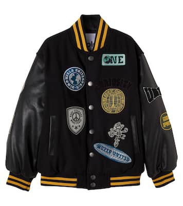Hani wool-blend varsity jacket | Molo
