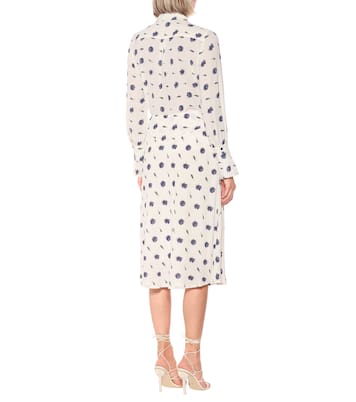 Bedruckter Midirock Senga | Baum und Pferdgarten