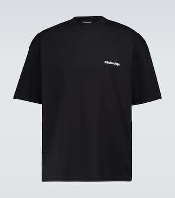 تي شيرت من القطن مع لوغو BB | Balenciaga
