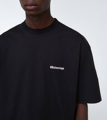 تي شيرت من القطن مع لوغو BB | Balenciaga