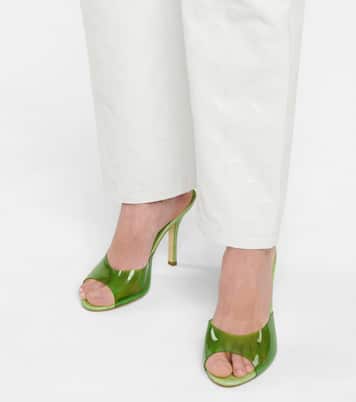 Pantoletten Penelope mit Leder | Paris Texas