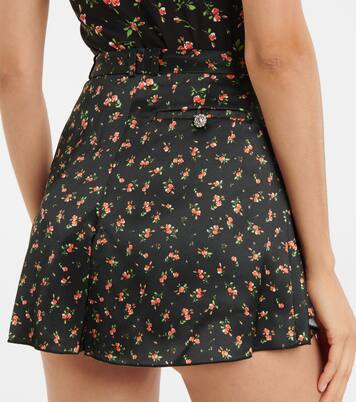 Bedruckte High-Rise Shorts | Rabanne