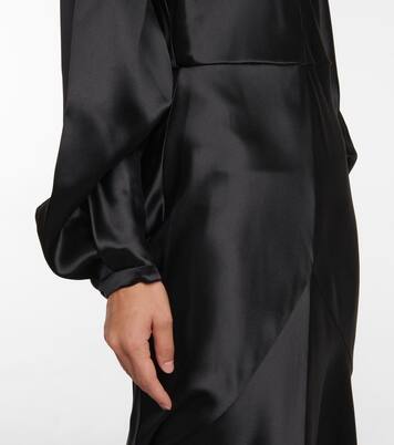 Robe midi en satin de soie | Gabriela Hearst
