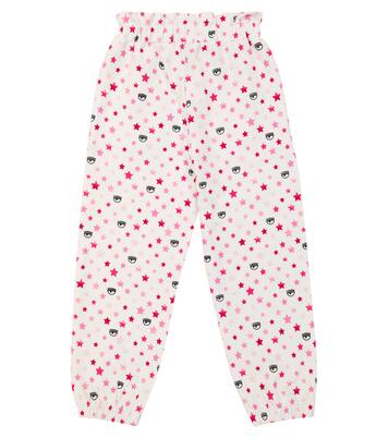 x Chiara Ferragni Baby printed sweatpants | Monnalisa