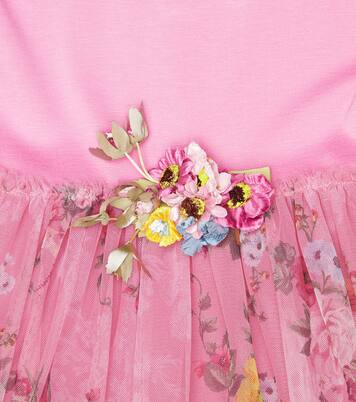 Floral tulle dress | Monnalisa