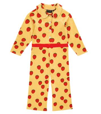 Printed velour jumpsuit | Mini Rodini