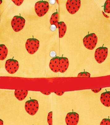 Printed velour jumpsuit | Mini Rodini