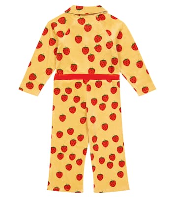 Printed velour jumpsuit | Mini Rodini