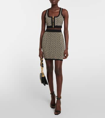 Cropped-Top aus einem Wollgemisch | Balmain