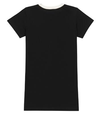 Logo cotton T-shirt dress | Balmain Kids