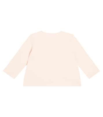 Floral-appliqué cotton-blend cardigan | Il Gufo