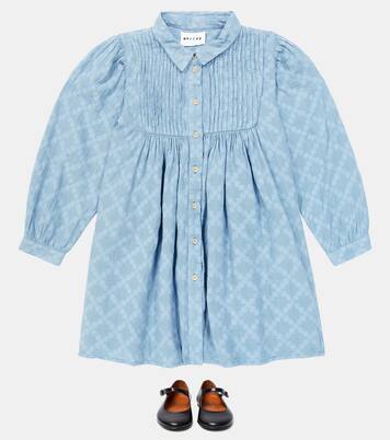 Tessa pleated cotton dress | Morley