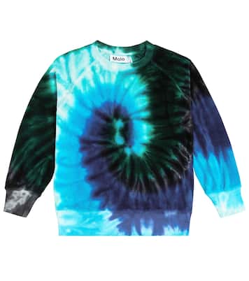 Sweat-shirt Mike tie & dye en coton | Molo