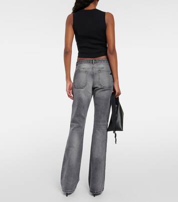 Low-Rise Straight Jeans | Courrèges
