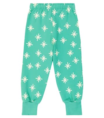 Snow cotton-blend sweatpants  | Tinycottons