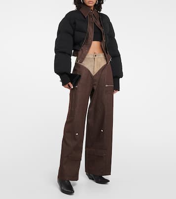 High-Rise-Cargohose aus Baumwolle | Didu