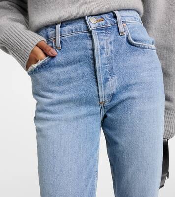 Jean droit Riley à taille haute | Agolde