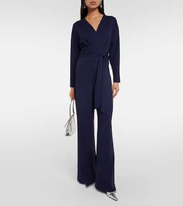 Marilou belted jersey jumpsuit | Diane von Furstenberg