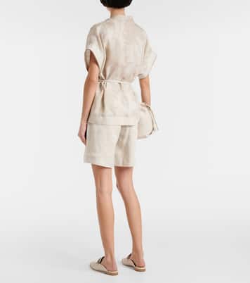 Top aus Leinen | Brunello Cucinelli