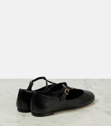Mary-Jane-Ballerinas Marcie aus Leder | Chloé