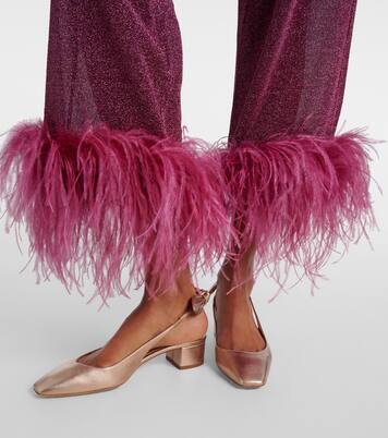 Escarpins Very Bow 35 en cuir métallisé | Aquazzura