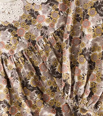 Robe Sophie en coton mélangé à fleurs | C'era Una Volta