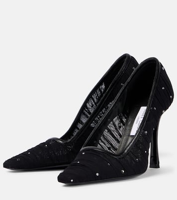 Lotta 100 embellished mesh pumps | Jimmy Choo