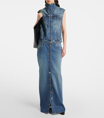 Denim vest | Alaïa