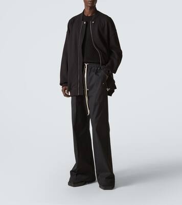 Jumbo Flight cotton jersey hoodie | Rick Owens