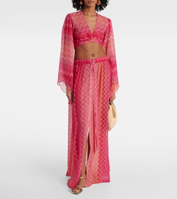 Jupe longue en soie | Missoni