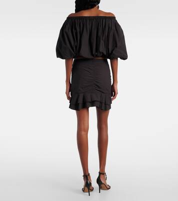 Minifalda Breenea de algodón con volantes | Marant Etoile